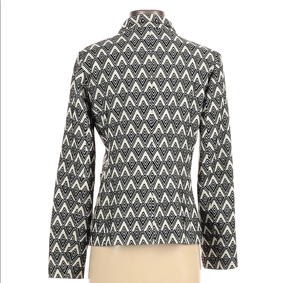 Elliott Lauren asymmetrical blazer top 3- button down jacket 2 pockets - Picture 2 of 7